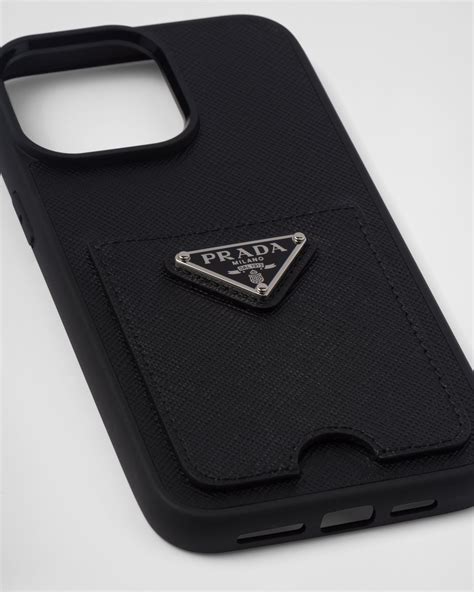 prada watermelon saffiano leather iphone|Black Saffiano Leather Cover For Iphone 15 Pro .